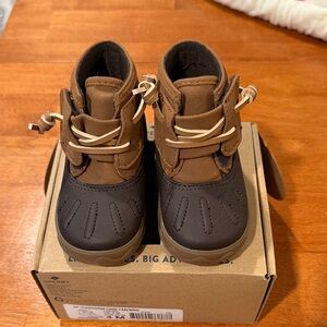 Sperry Icestorm crib tan/brown boots - new with original box